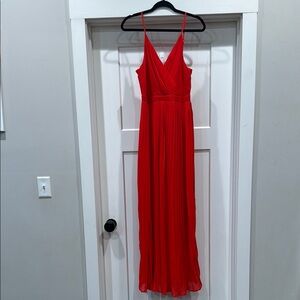She + Sky Red Maxi Dress